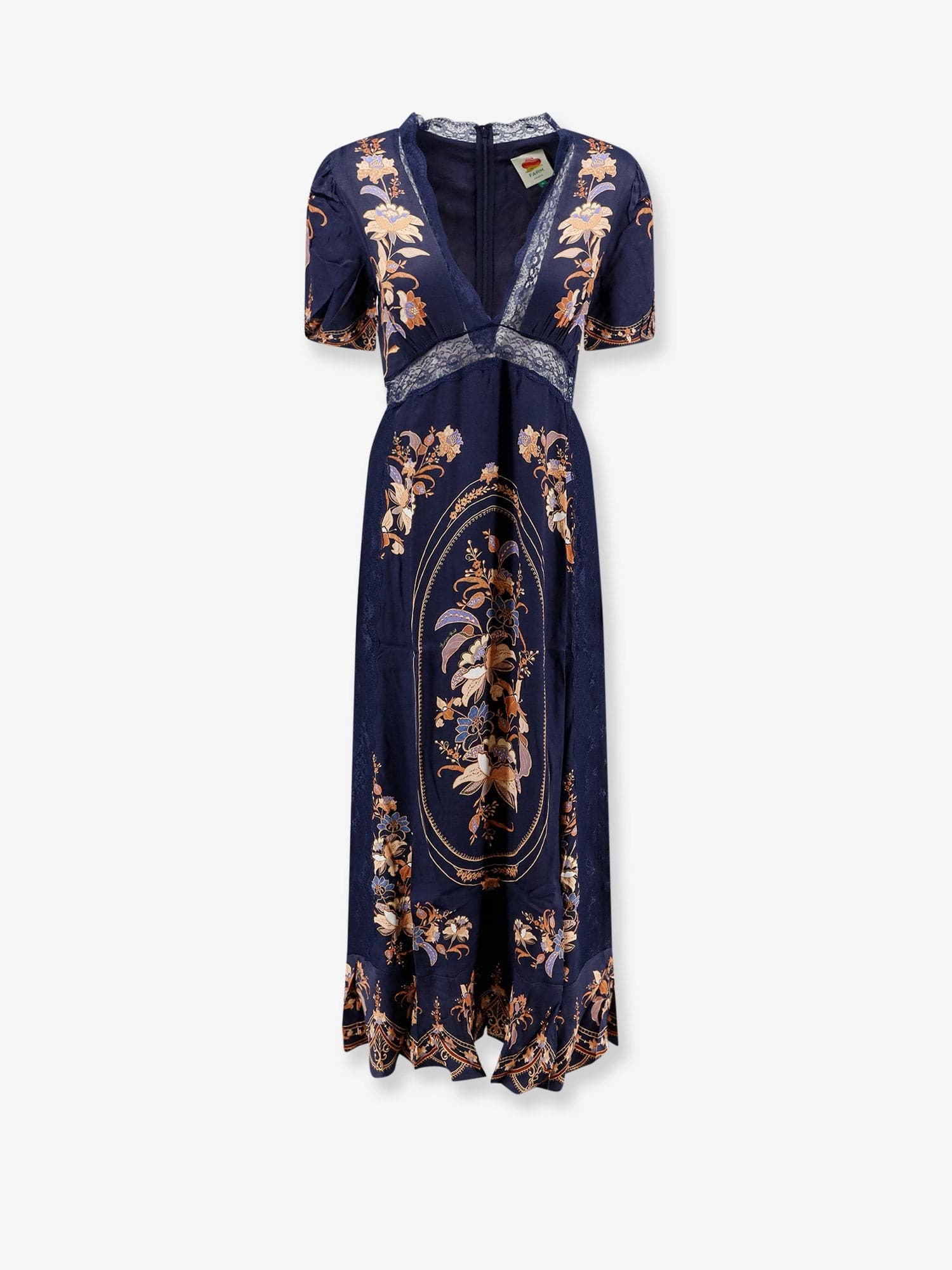 Farm Rio Lara viscose long dress