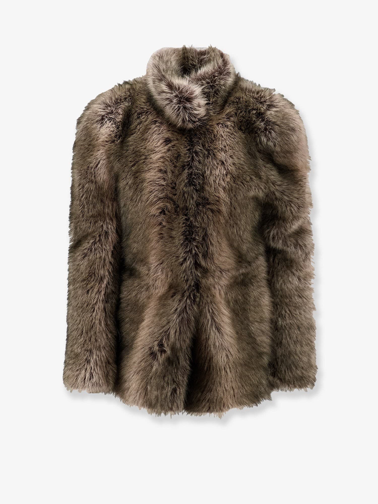The Frankie Shop Denia Faux Fur Cinched Jacket