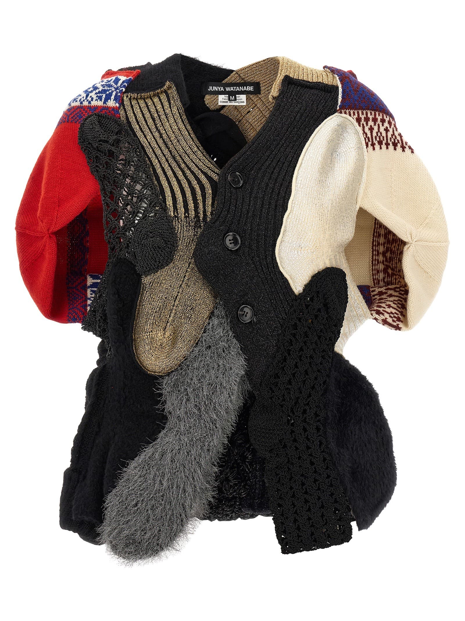Junya Watanabe Patchwork cardigan