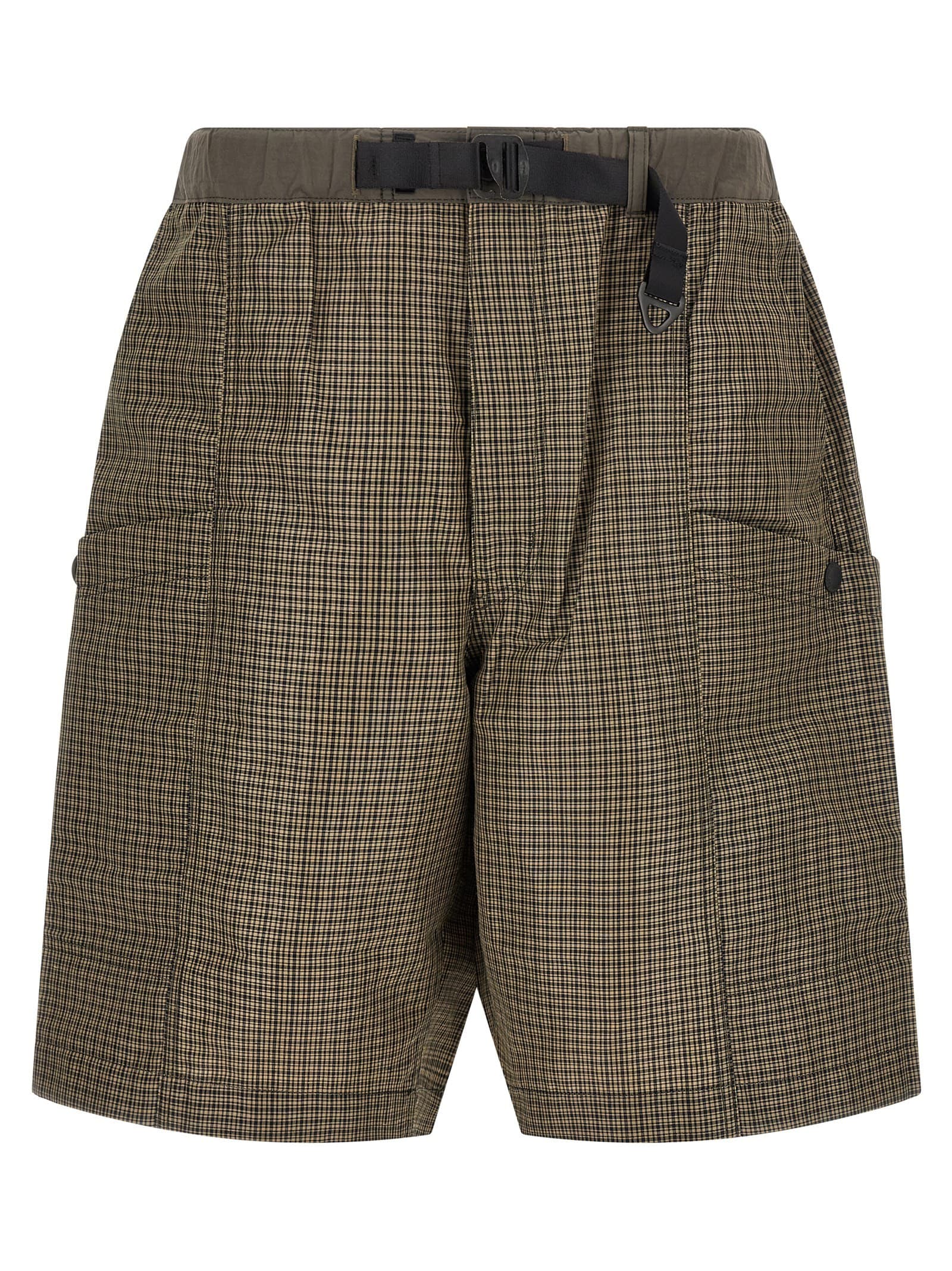 Comme Des Garҫons Homme Vichy bermuda shorts
