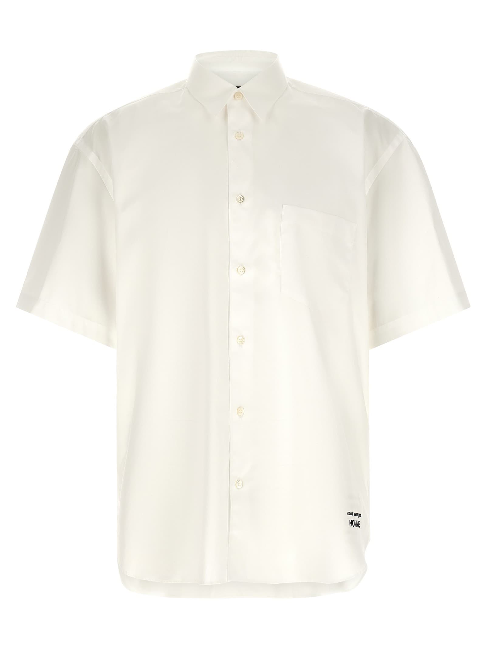 Comme Des Garҫons Homme Logo embroidery shirt