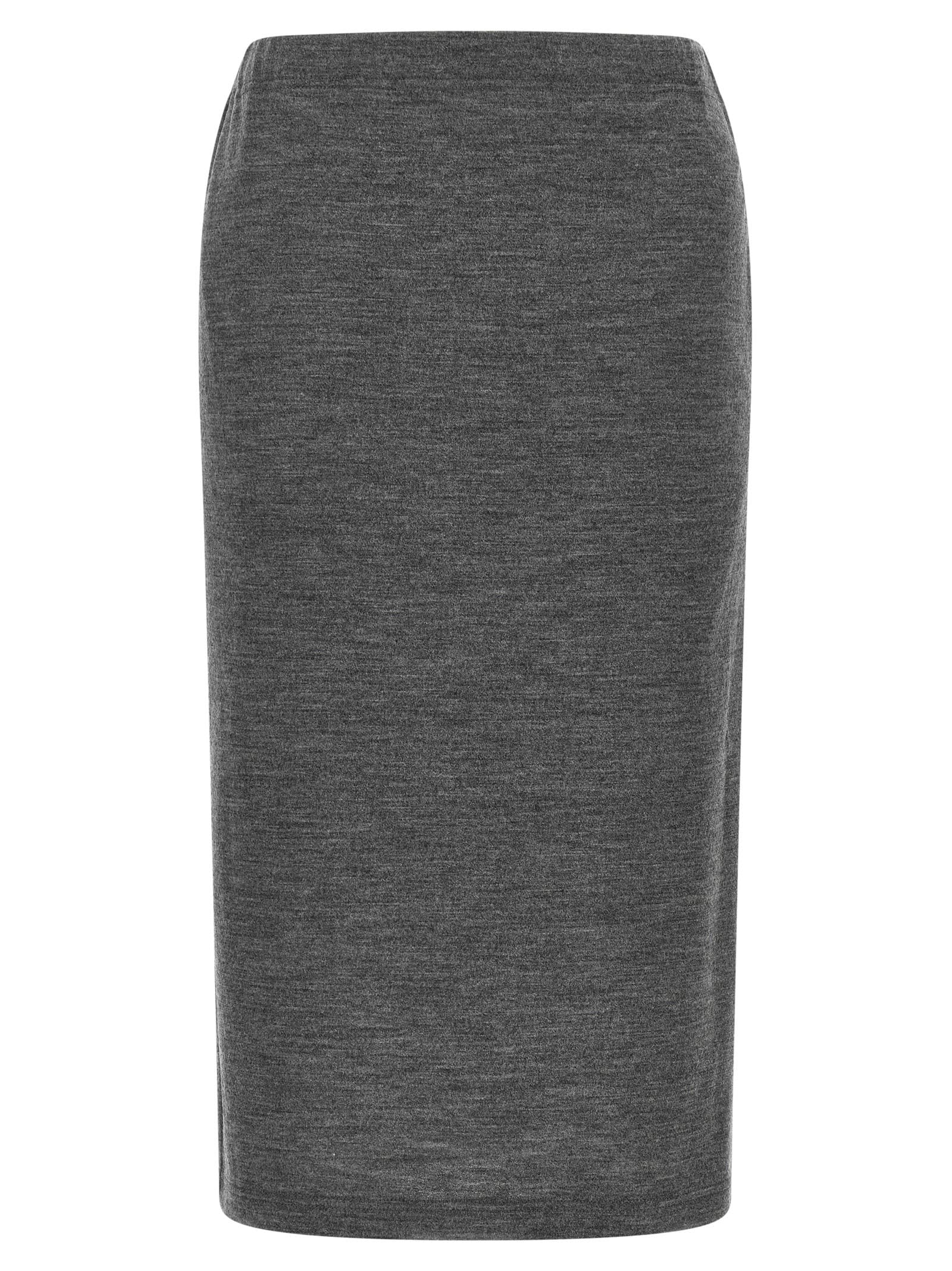 Junya Watanabe Mélange wool skirt