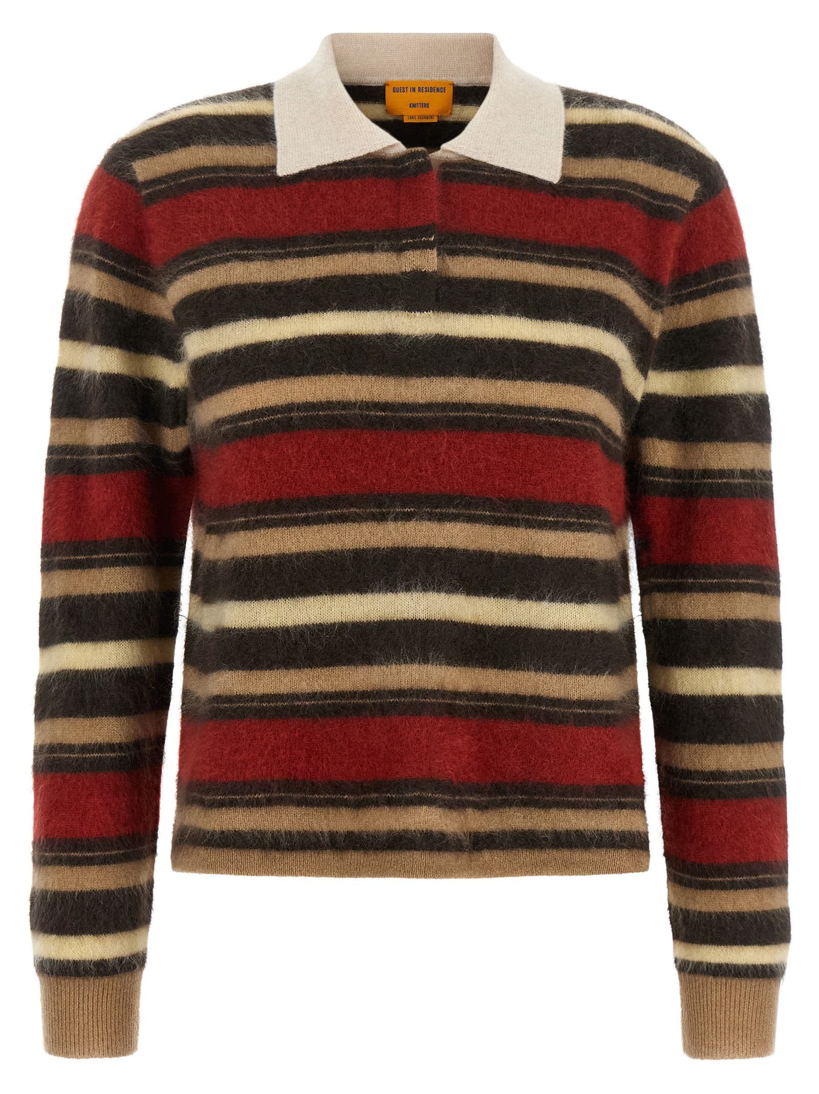 Guest In Residence 'Grizzly Cropped Rugby' polo shirt