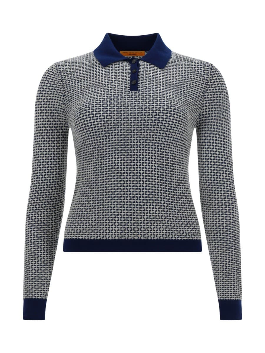 Guest In Residence Knitted Polo.
