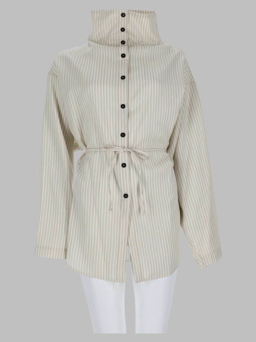 Alysi Camicia con Collo Alto