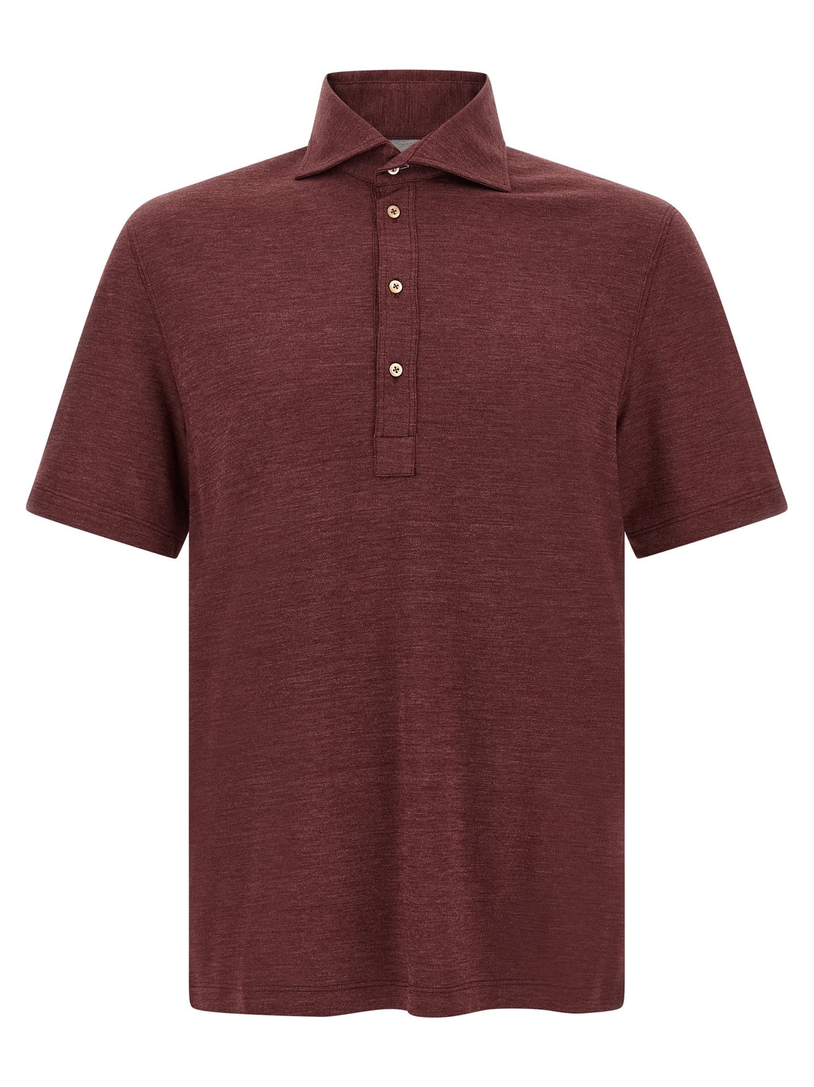 Brunello Cucinelli French collar polo shirt