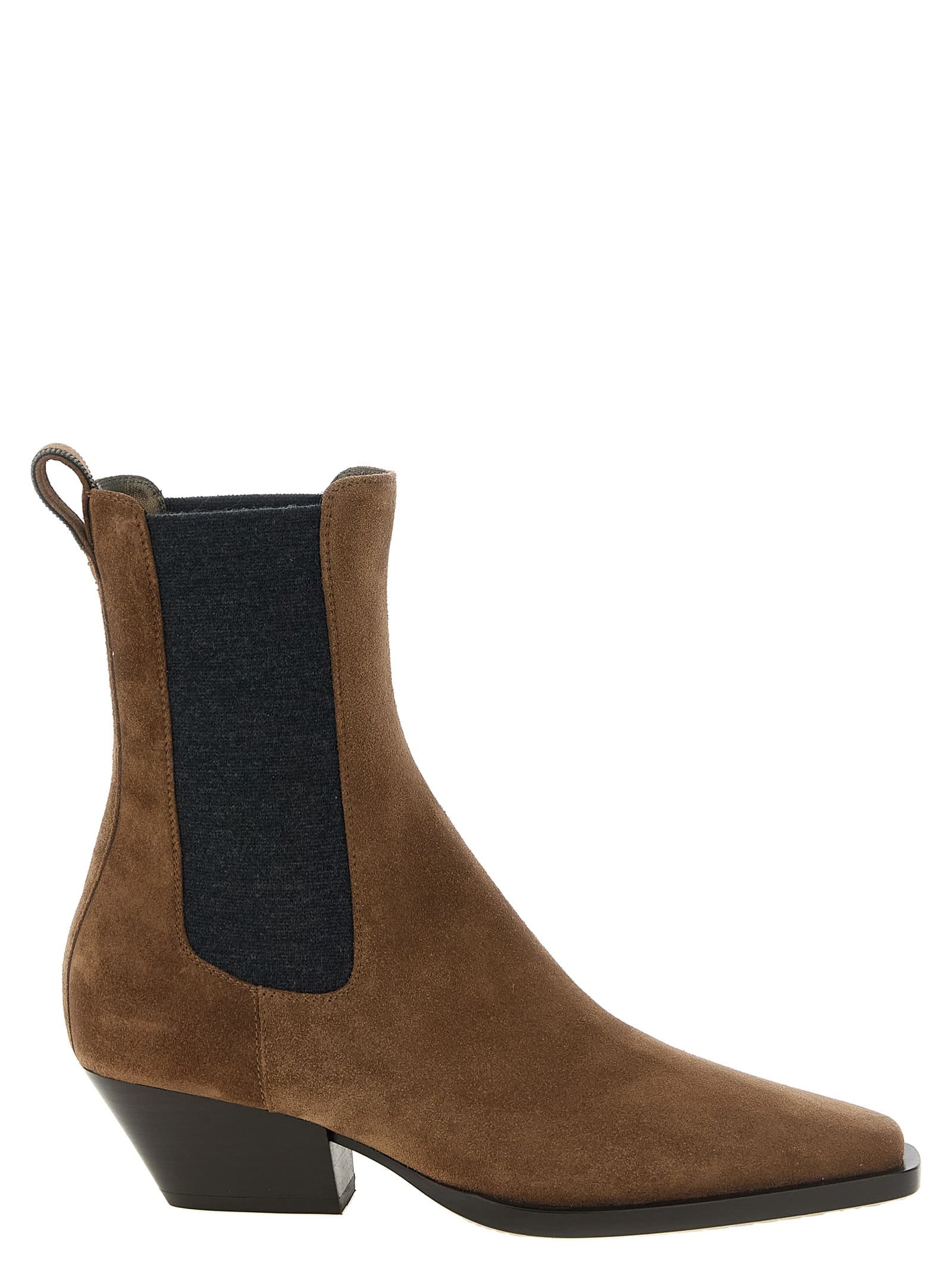 Brunello Cucinelli 'Precious Loop Detail' ankle boots
