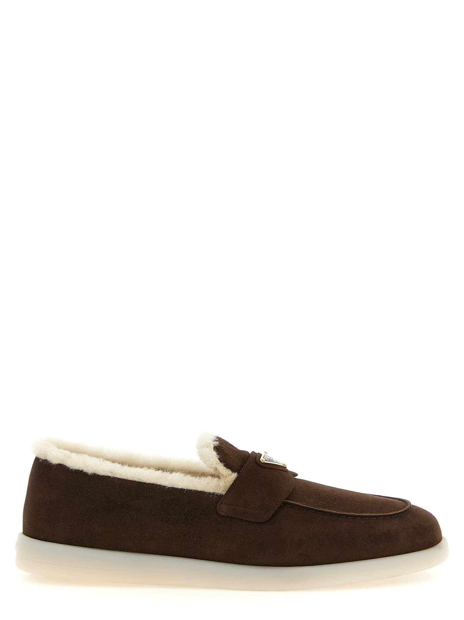 Prada Suede loafers