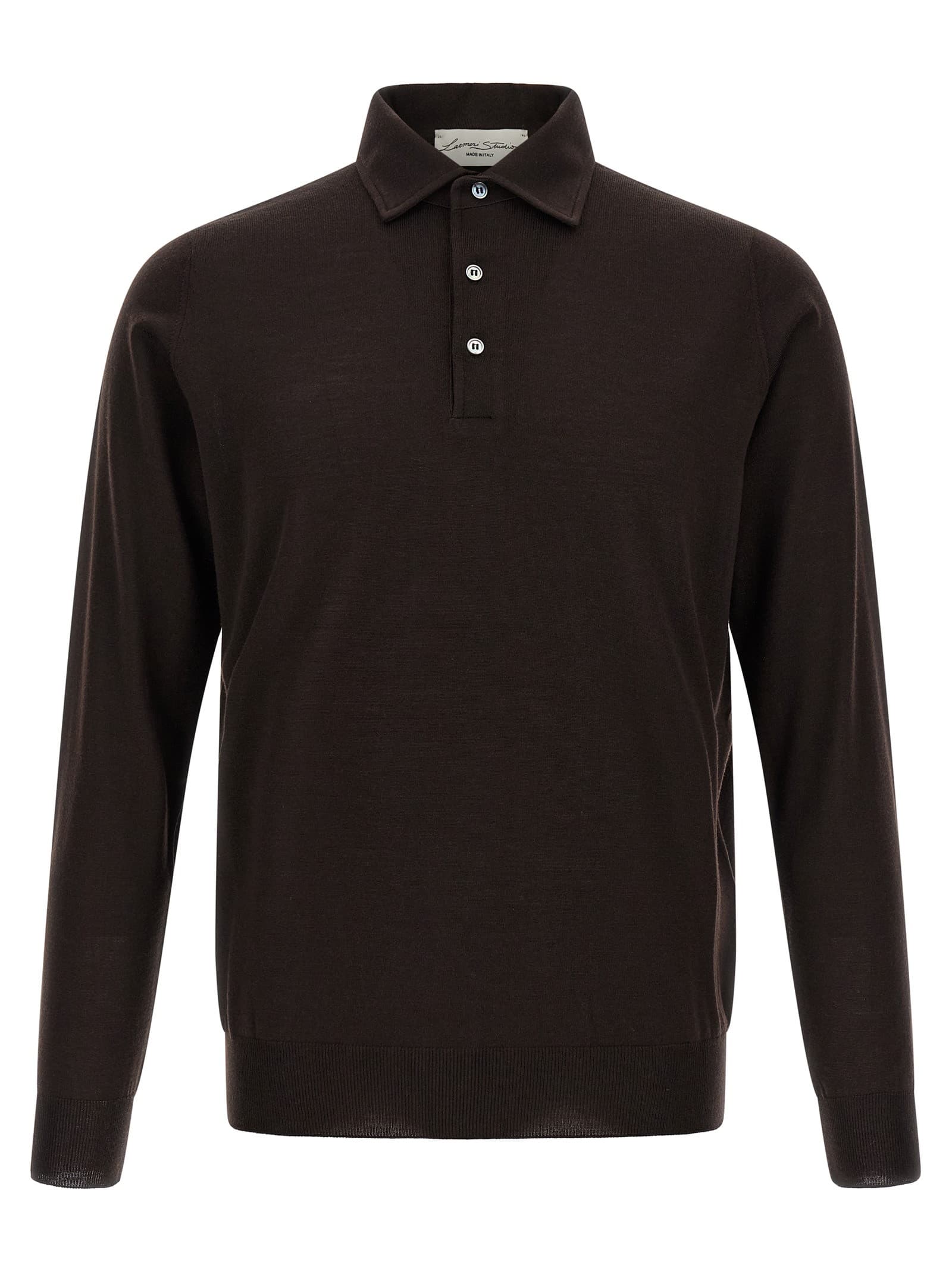 Larmeri Studio Knitted polo shirt