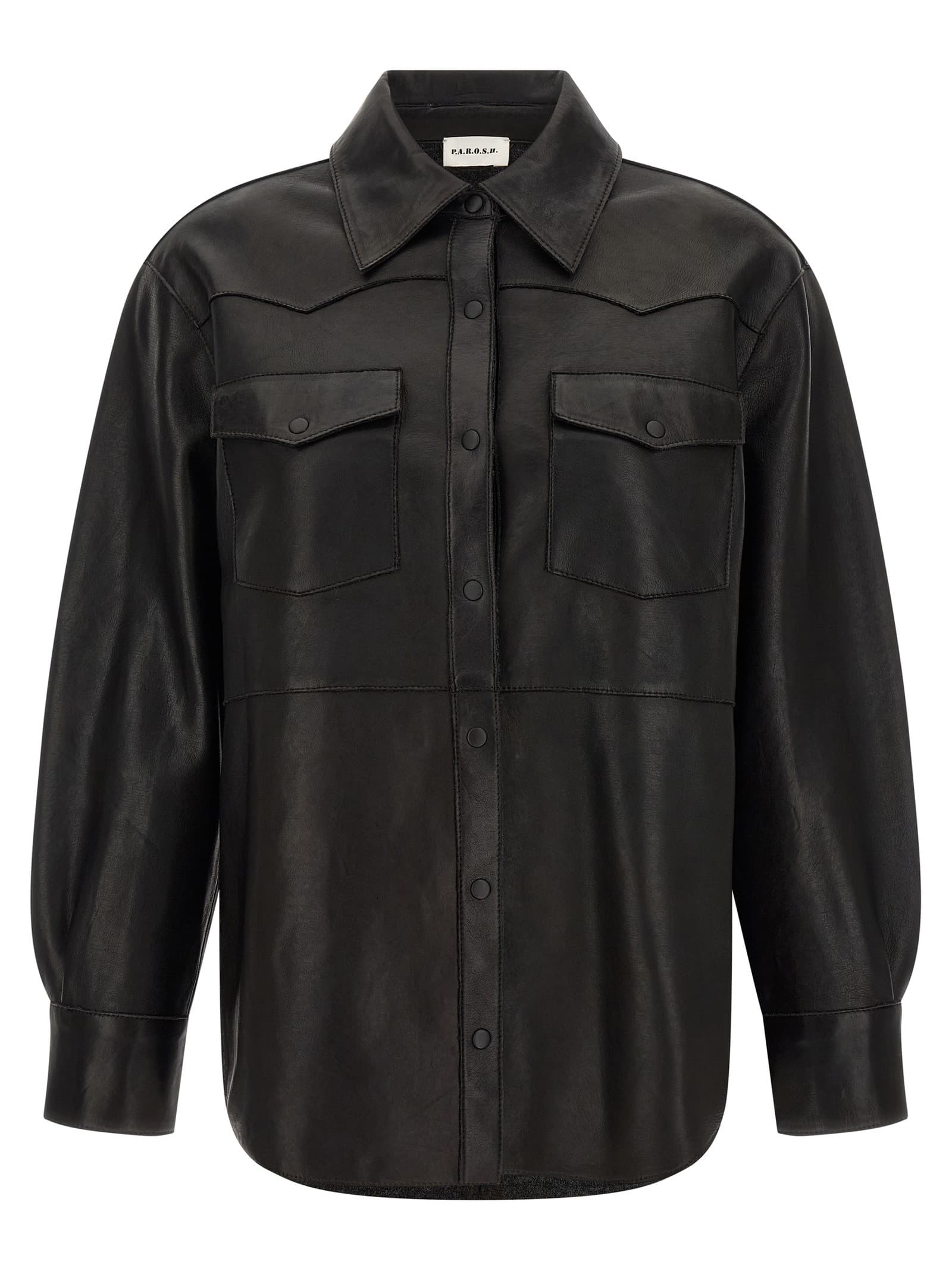 P.a.r.o.s.h. Leather Shirt