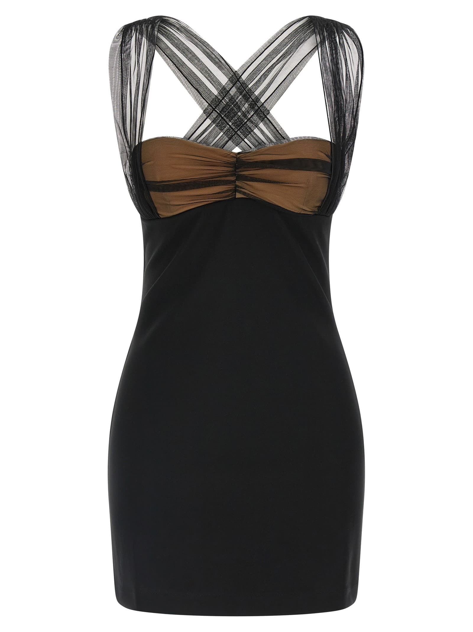 Nensi Dojaka 'Draped Padded Cup Mini' dress
