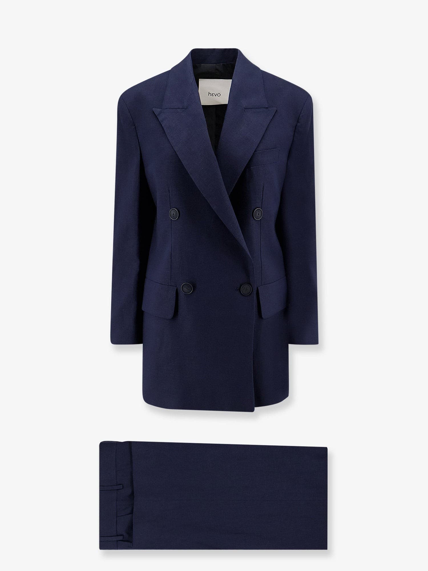 Hevo Rocchetta linen and viscose suit