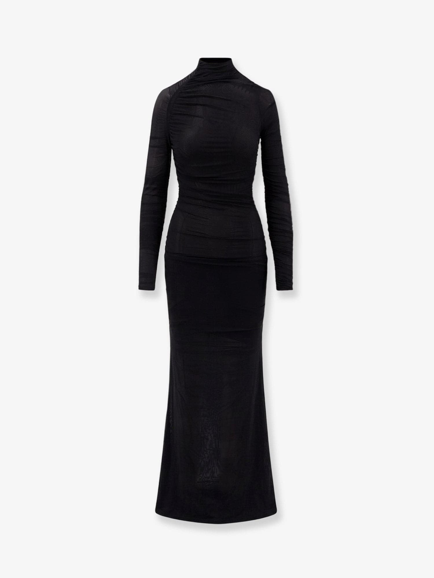 Amazuìn Dakota Sheer stretch tulle maxi dress