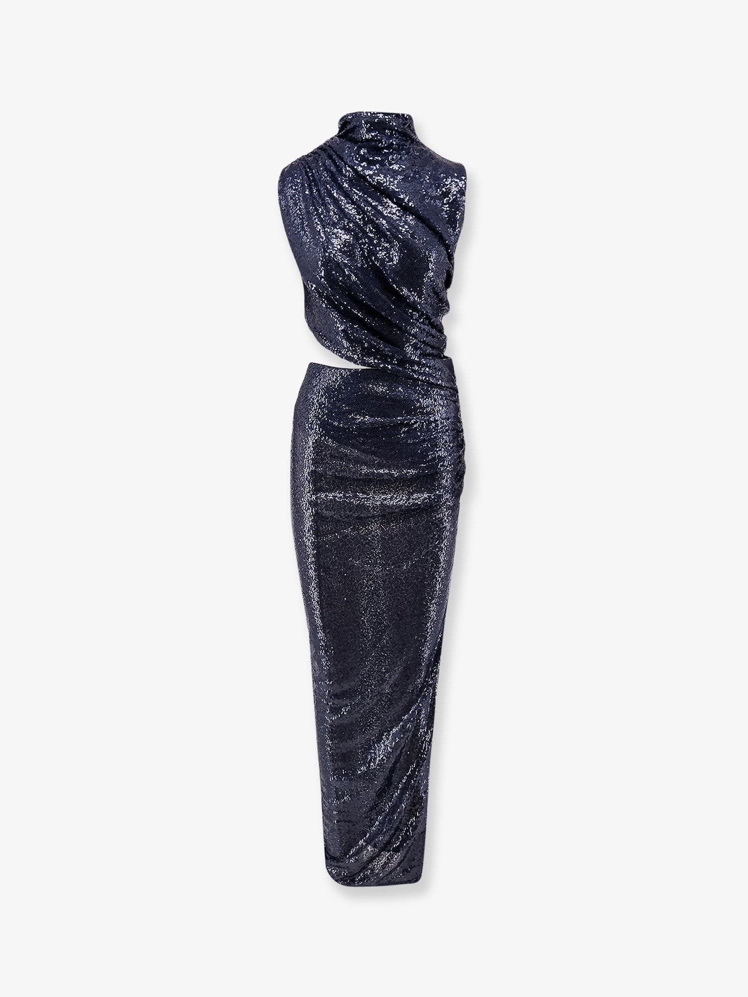 Amazuìn Leo stretch tulle dress with sequins