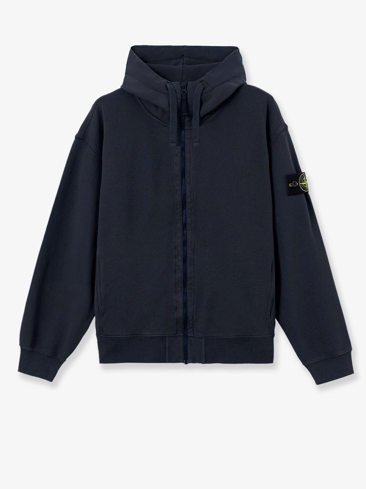 Stone Island Oversize biologic cotton sweatshirt with zip
